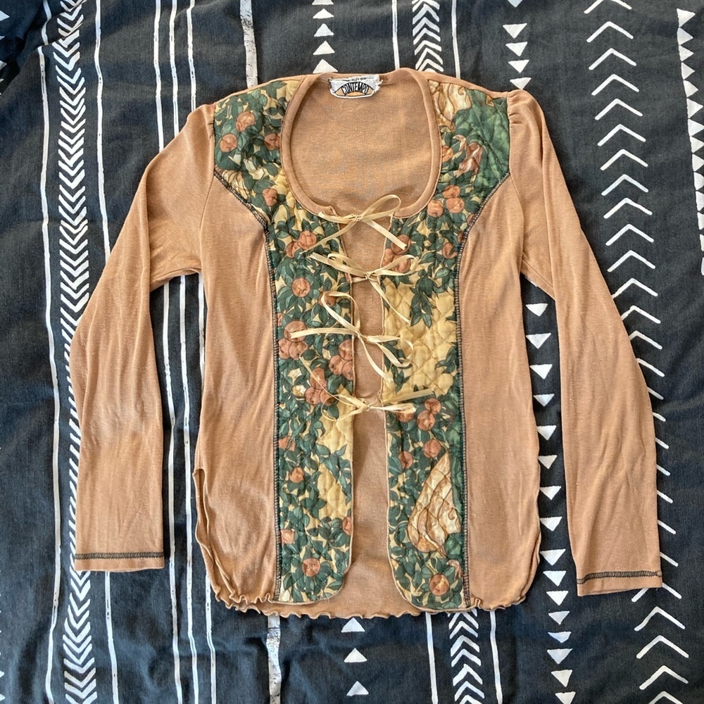 Vintage 70s CONTEMPO Puff Sleeve Long Sleeve